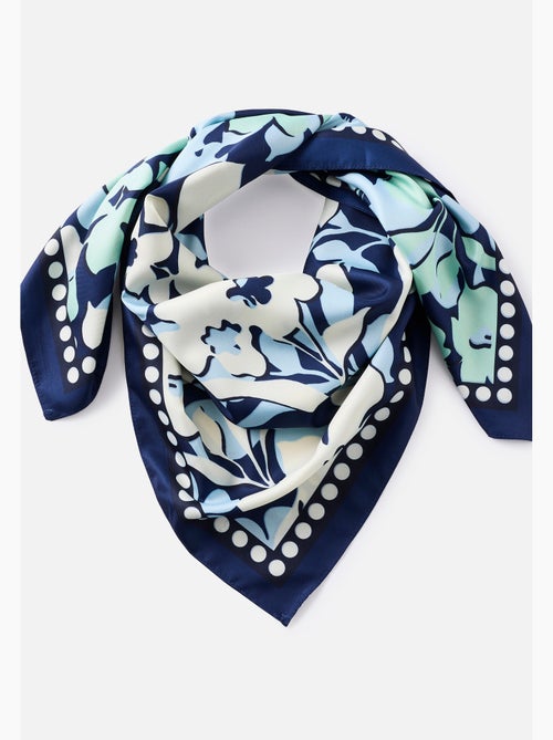 Foulard fleuri et pois - damart - Kiabi Foulard fleuri et pois - damart - Kiabi