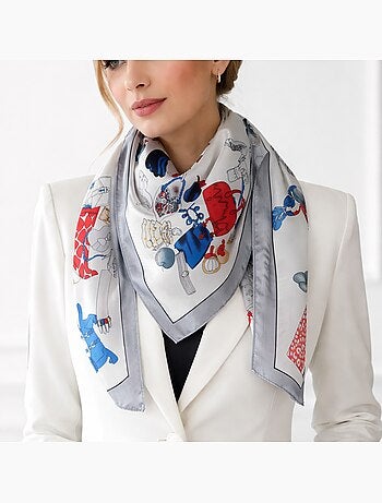 Foulard hotesse polysatin MAISSA
