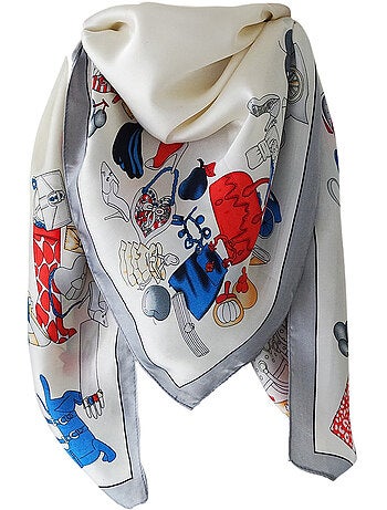 Foulard hotesse polysatin MAISSA