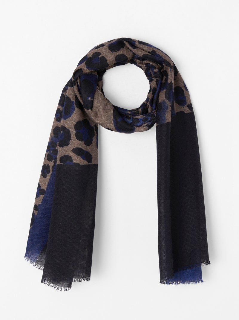 Foulard imprimé - Damart Beige - Kiabi