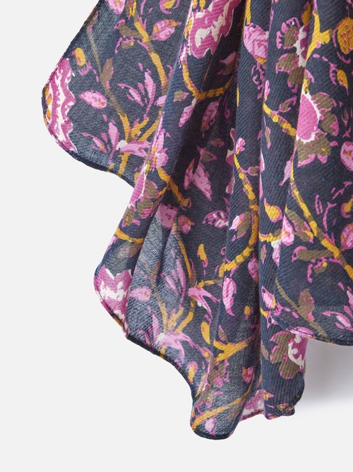 Foulard imprimé à fleurs sergé - Damart - Kiabi