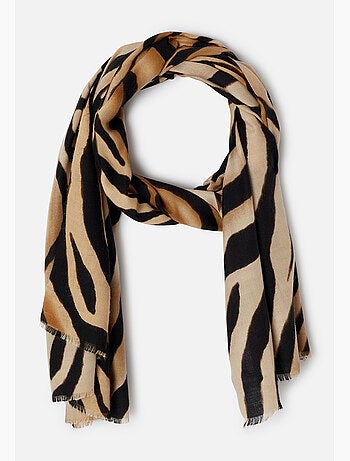 Foulard imprimé animalier - damart