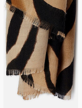 Foulard imprimé animalier - damart