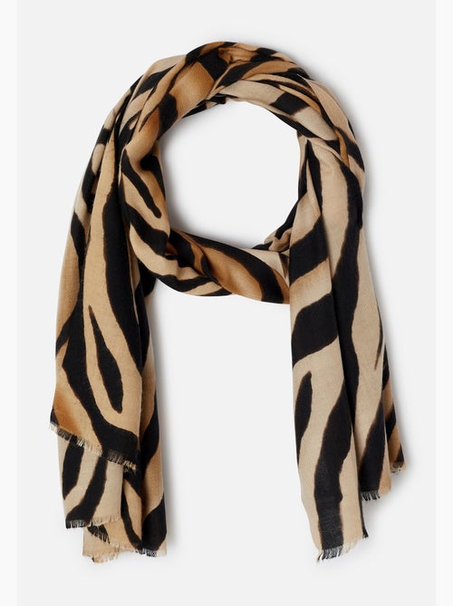 Foulard imprimé animalier - damart - Kiabi Foulard imprimé animalier - damart - Kiabi