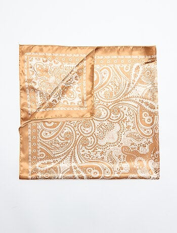 Foulard imprimé 'arabesques'