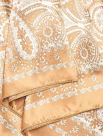 Foulard imprimé 'arabesques'