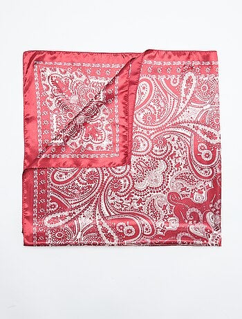 Foulard imprimé 'arabesques'