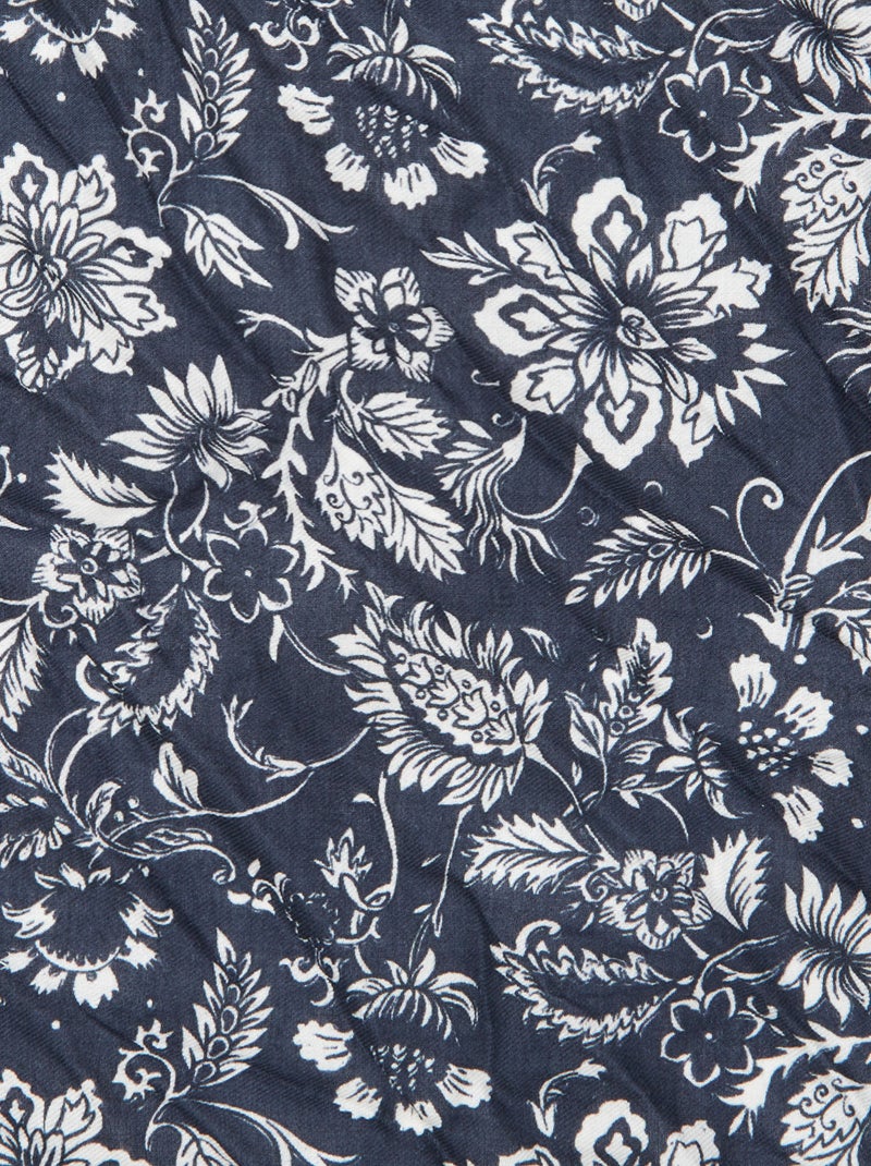 Foulard imprimé 'bandana' BLEU - Kiabi