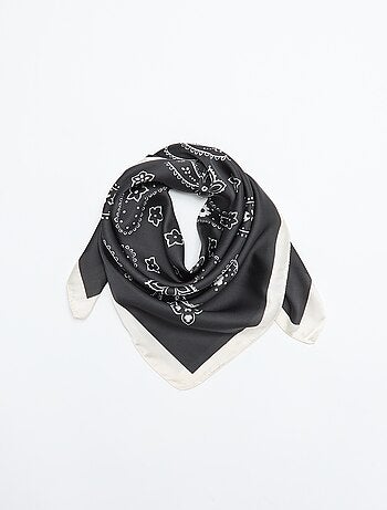 Foulard imprimé 'bandana'