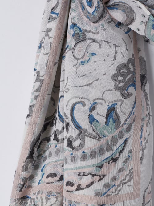 Foulard imprimé cachemire - Damart - Kiabi
