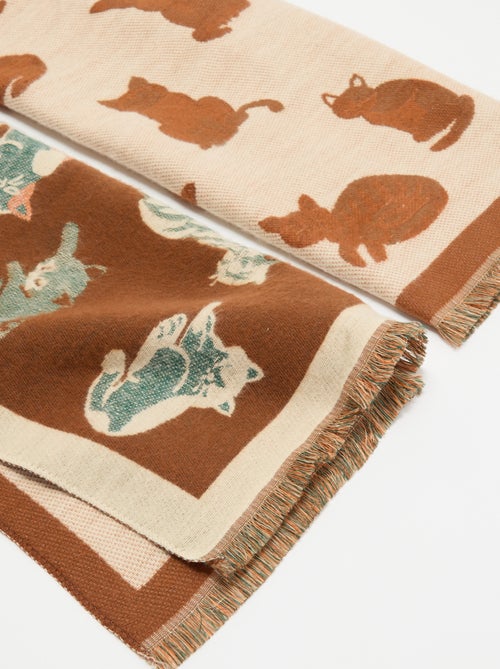 Foulard imprimé 'chats' - Kiabi Foulard imprimé 'chats' - Kiabi