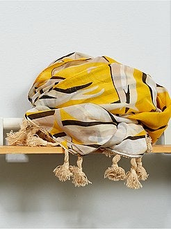 Foulard imprimé 'feuillage' - Kiabi