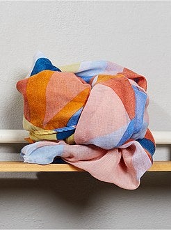 Foulard imprimé géométrique - Kiabi