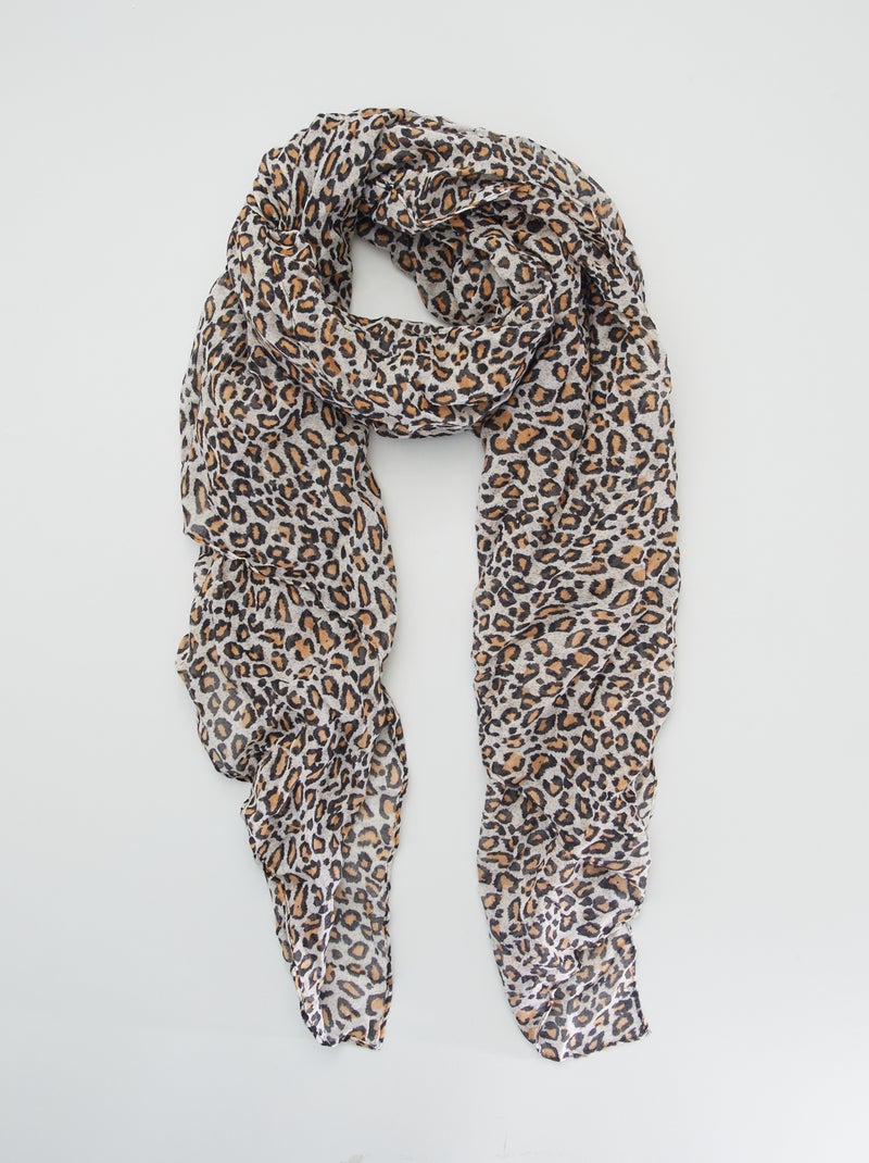 Foulard imprimé léopard léopard - Kiabi