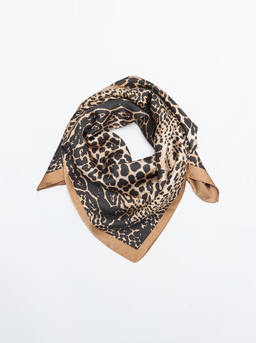 Foulard imprimé 'léopard' - Kiabi