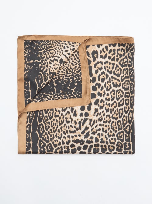 Foulard imprimé 'léopard' - Kiabi