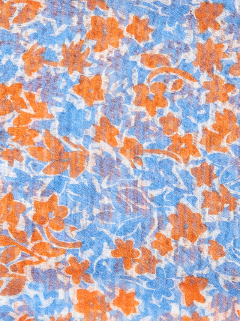 Foulard imprimé Orange - Kiabi