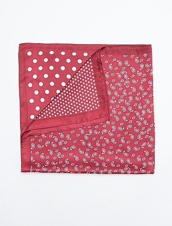 Foulard imprimé 'pois' et 'bandana'
