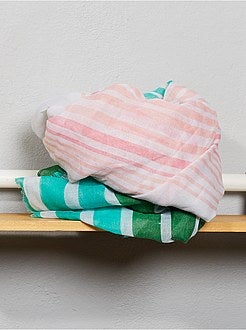 Foulard imprimé rayé - Kiabi