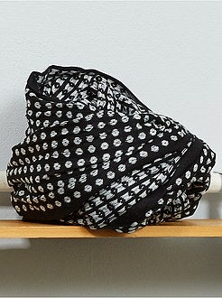 Foulard imprimé réversible - Kiabi