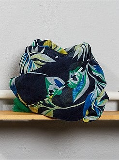 Foulard imprimé tropical - Kiabi