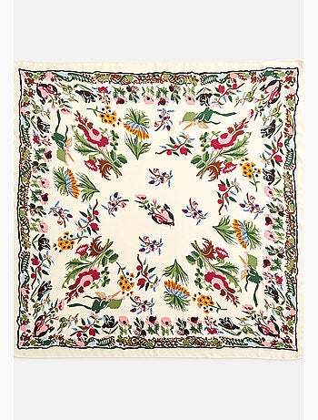 Foulard imprimé végétal - damart