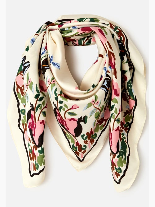 Foulard imprimé végétal - Damart - Kiabi Foulard imprimé végétal - Damart - Kiabi