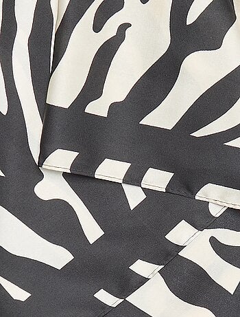 Foulard imprimé 'zèbre'