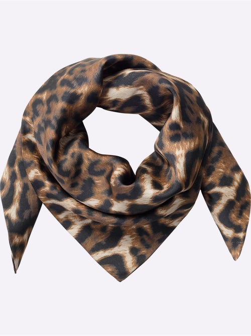 Foulard Joli Motif Léopard - Taille Standard - helline - Kiabi