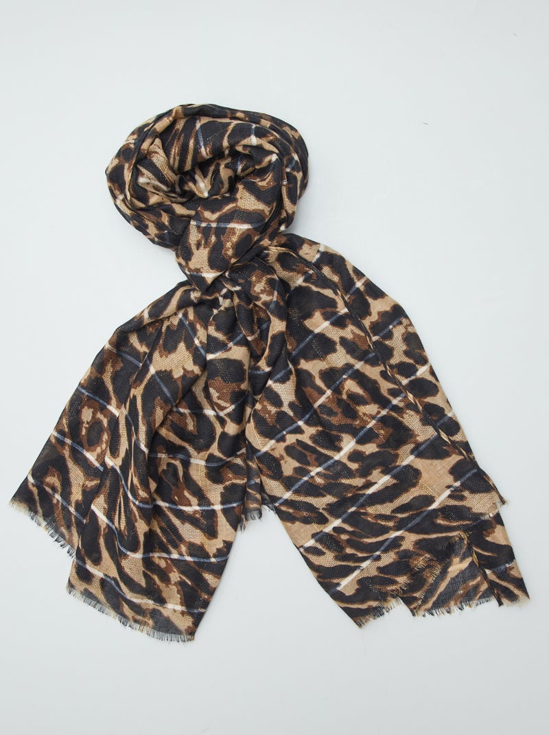 Foulard léopard léopard - Kiabi