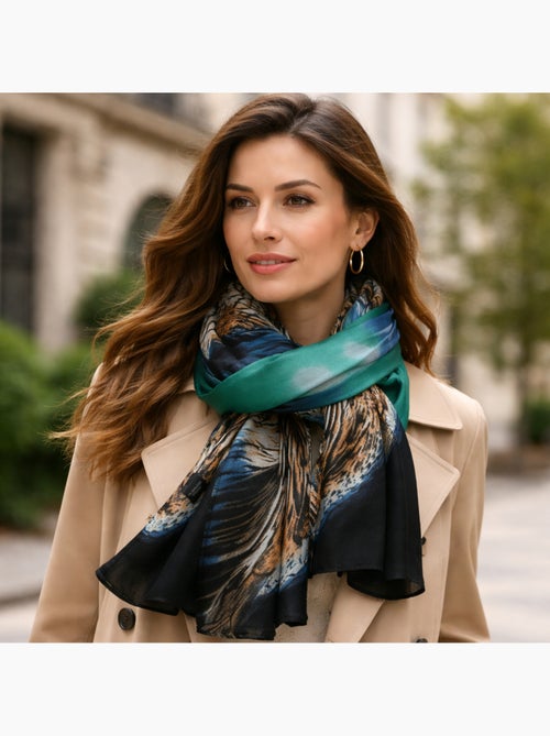 Foulard LIMA 100% Viscose – Écharpe Femme Légère et Élégante - Kiabi