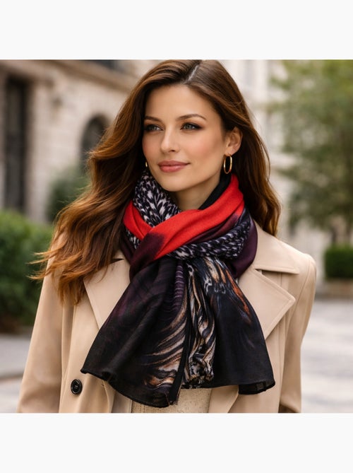 Foulard LIMA 100% Viscose – Écharpe Femme Légère et Élégante - Kiabi
