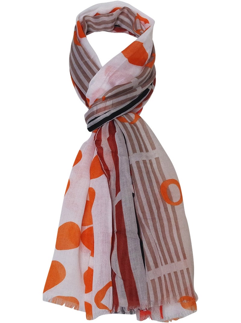 Foulard MALMO Orange - Kiabi