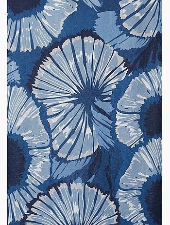 Foulard motif grandes fleurs - damart