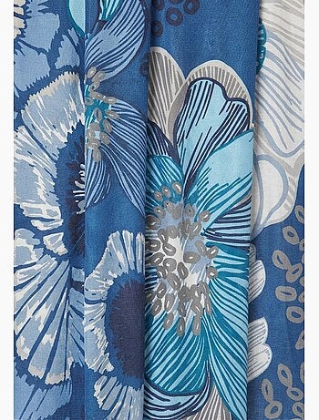 Foulard motif grandes fleurs - damart