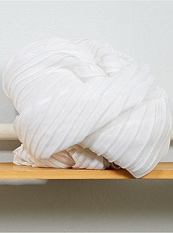 Foulard plissé uni - Kiabi