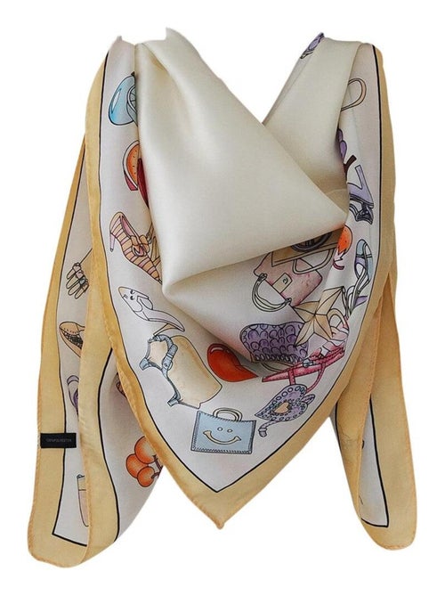 Foulard Polysatin BOJKA – Carré Satiné Élégant - Kiabi