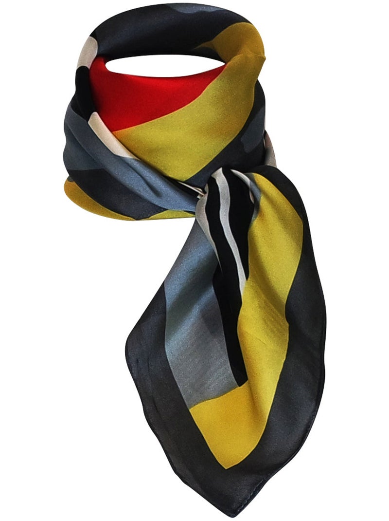 Foulard polysatin CUBIQUE Gris - Kiabi