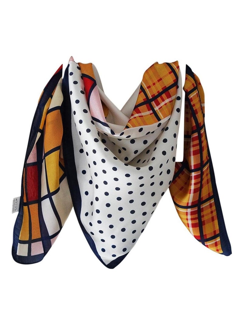 Foulard polysatin DONYA Moutarde - Kiabi