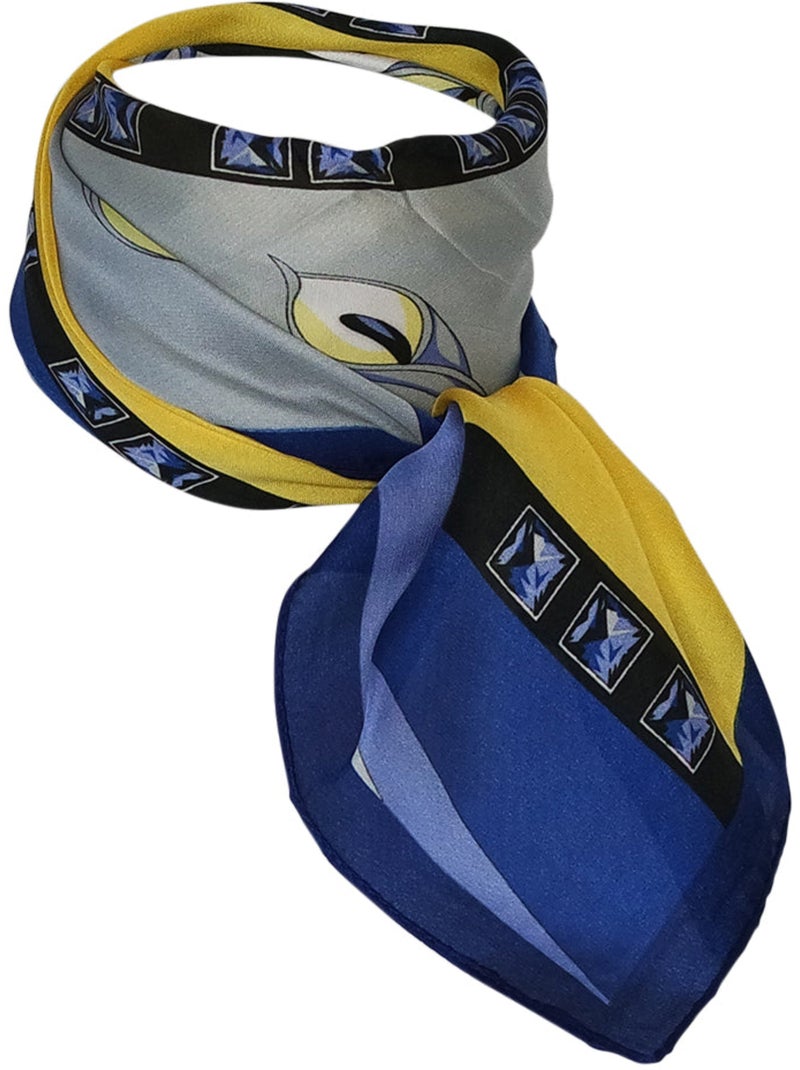 Foulard polysatin DRAHA Bleu - Kiabi
