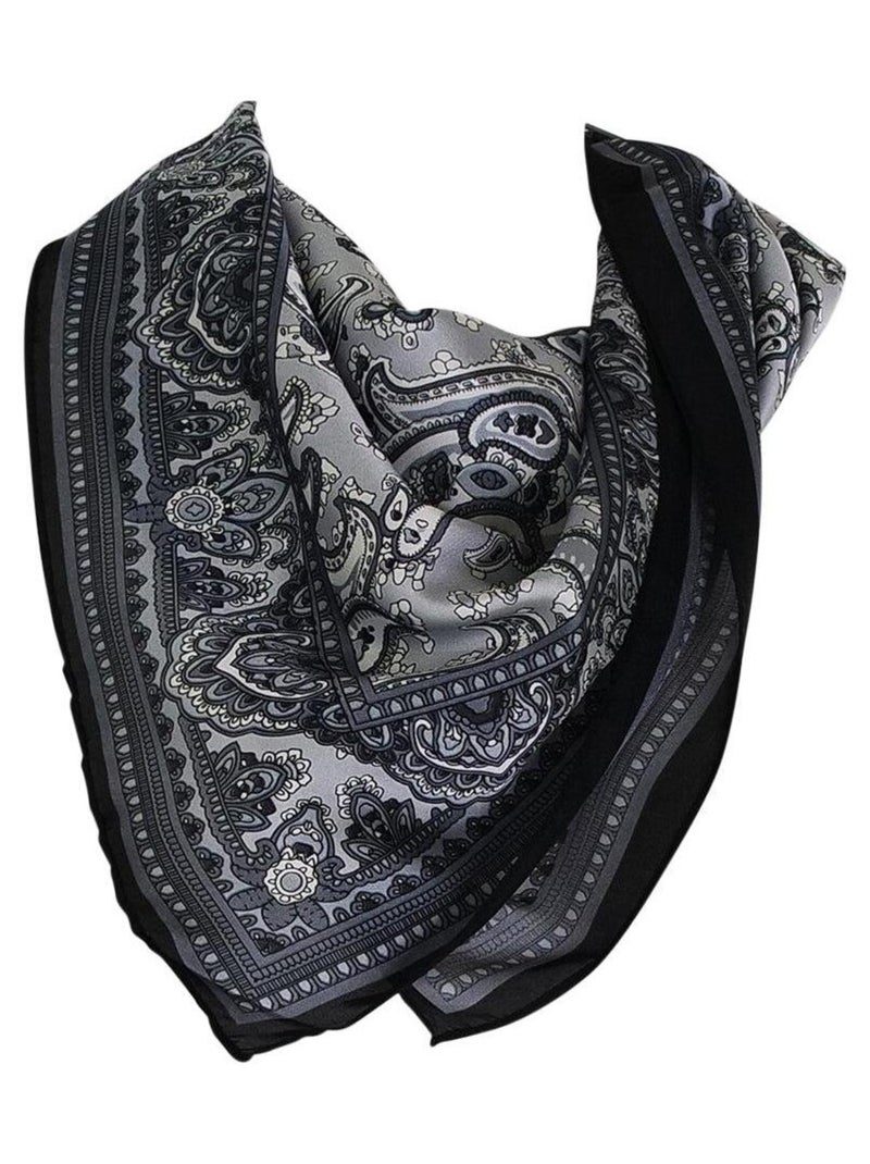 Foulard Gris Unisexe H&M - Neuf Sans étiquette - Accessoire Simple Et Polyvalent