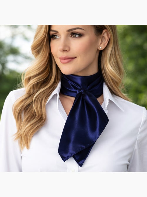 Foulard Polysatin Marwa 80x80 cm – Carré Satiné Femme – Écharpe - Kiabi