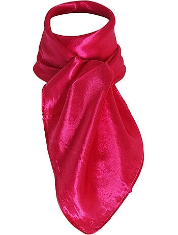 Foulard Polysatin Marwa 80x80 cm – Carré Satiné Femme – Écharpe