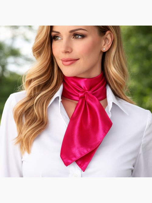 Foulard Polysatin Marwa 80x80 cm – Carré Satiné Femme – Écharpe - Kiabi