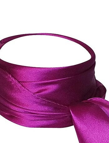 Foulard polysatin uni
