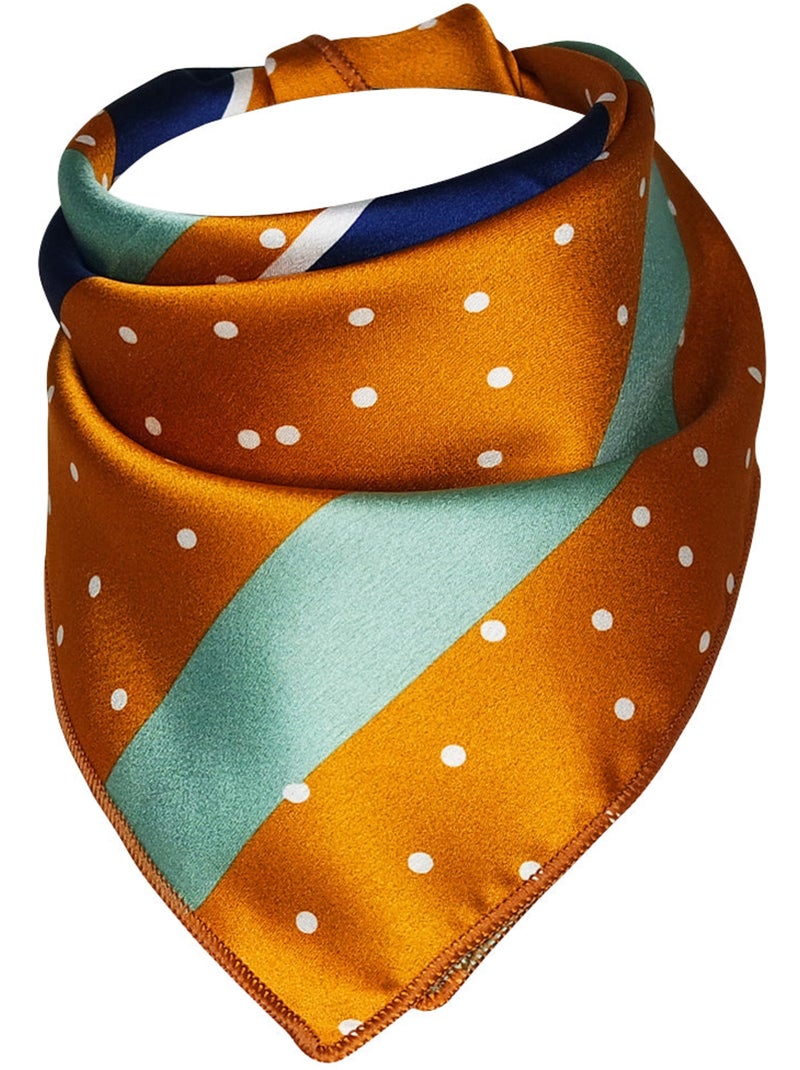 Foulard polysatin VERA Moutarde - Kiabi