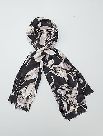 Foulard rectangulaire imprimé