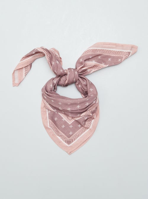 Foulard triangle imprimé - Kiabi