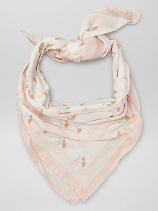 Foulard triangle imprimé