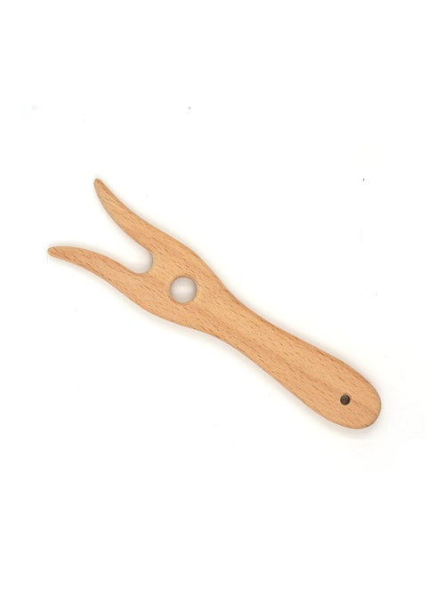 Fourchette à tricoter en bois - Kiabi